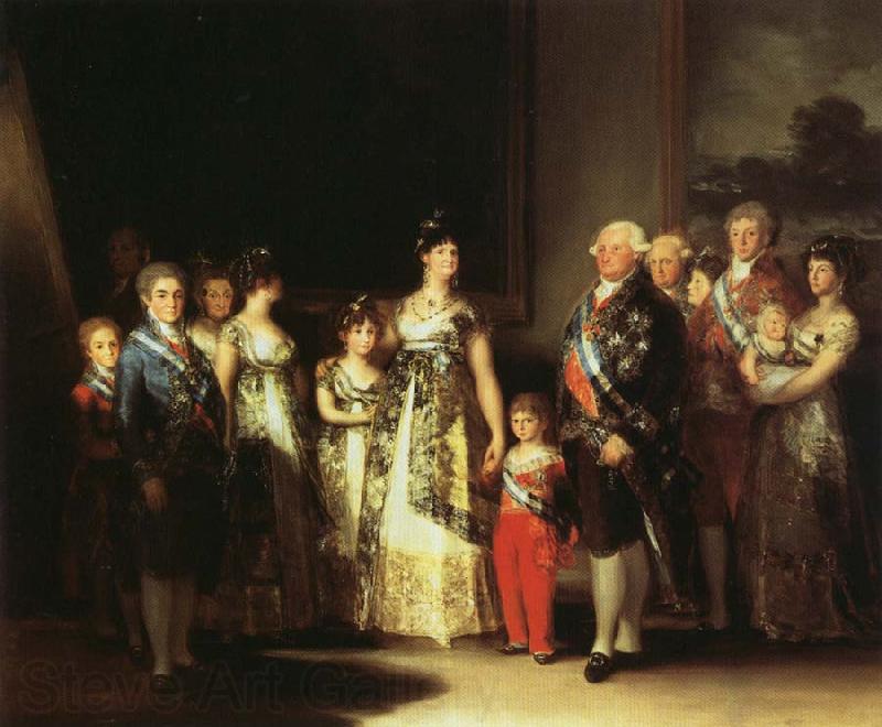 Francisco Goya Portrait of the Family of Charles IV France oil painting art